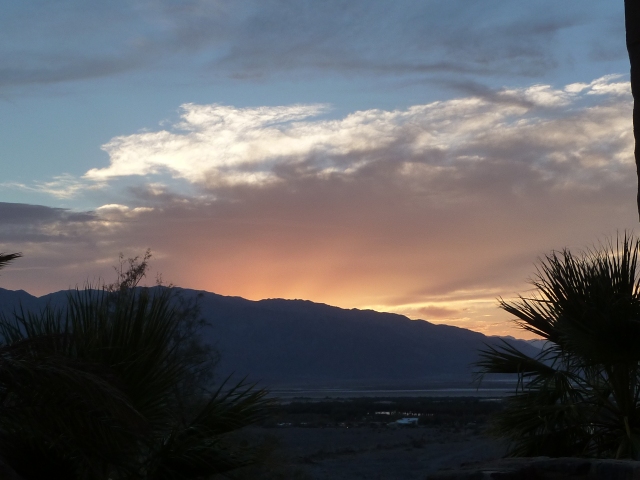 Sonnenuntergang über der Wüste